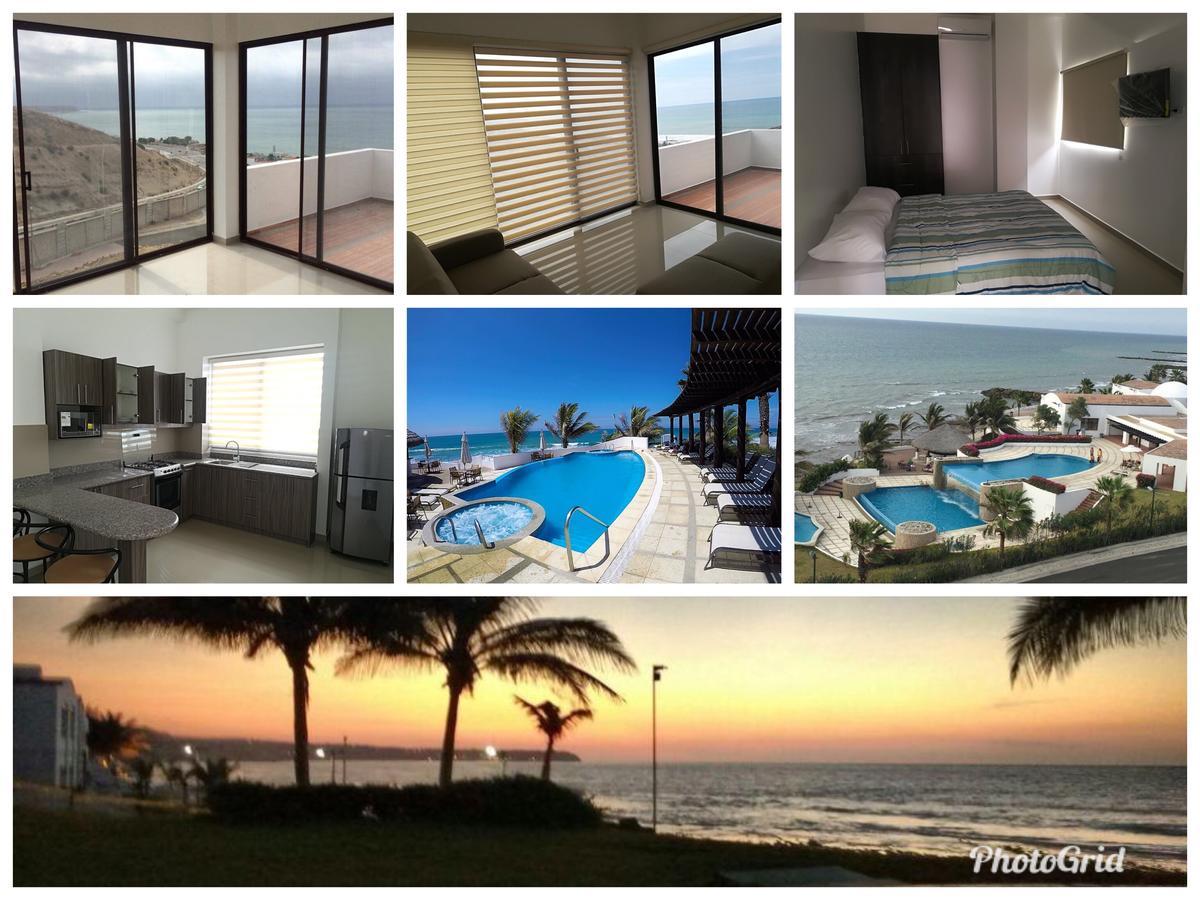 Departamento Suite Ciudad Del Mar Manta Esterno foto